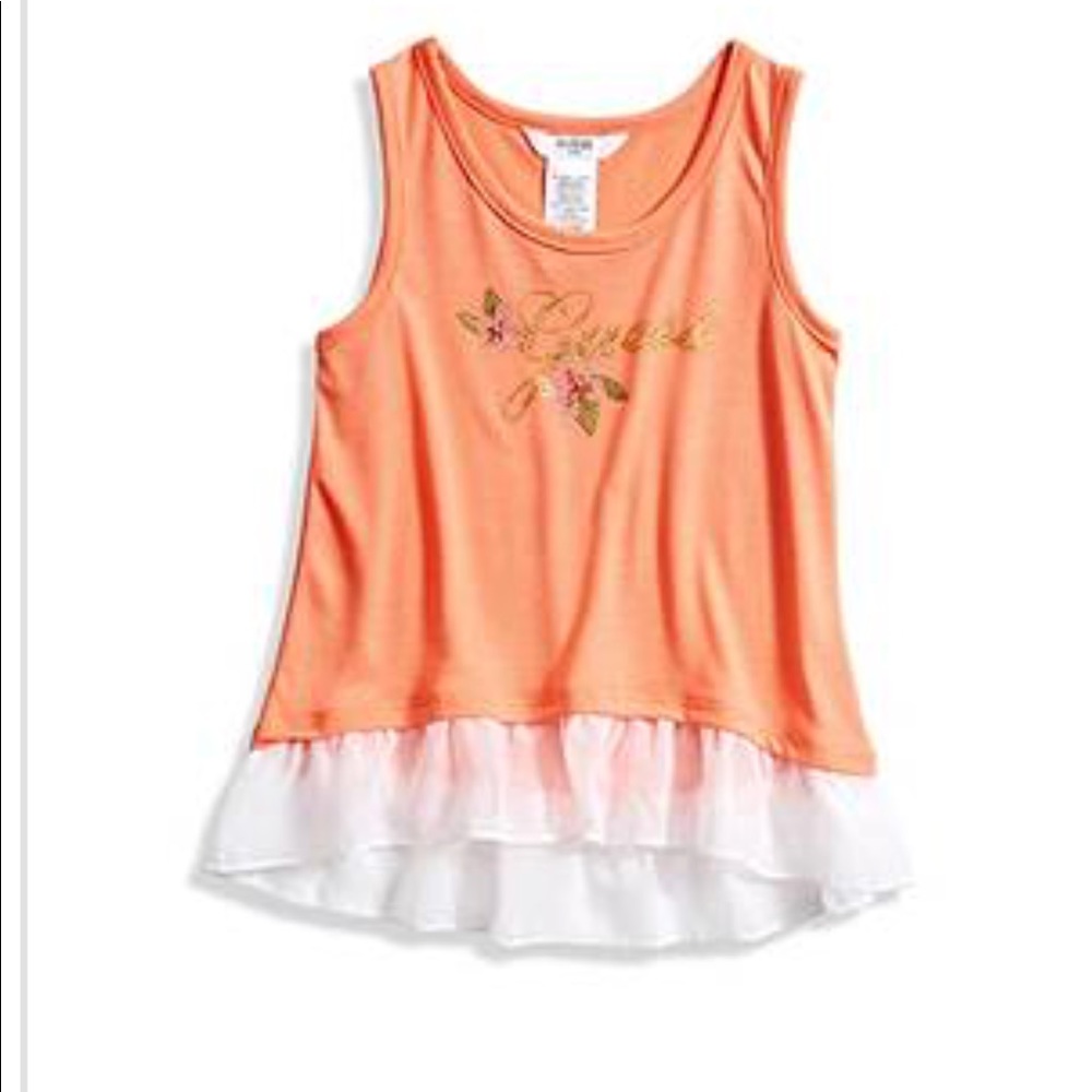 Guess kids - chiffon peplum tank